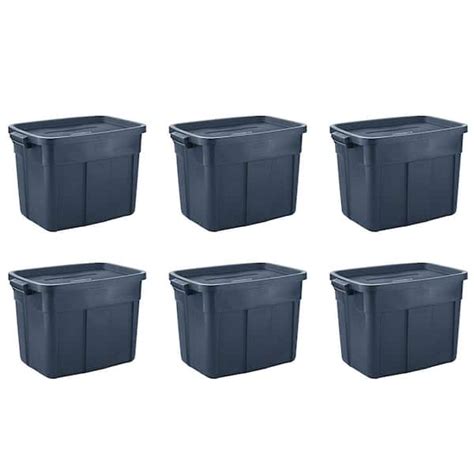 rubbermaid stackable storage tote